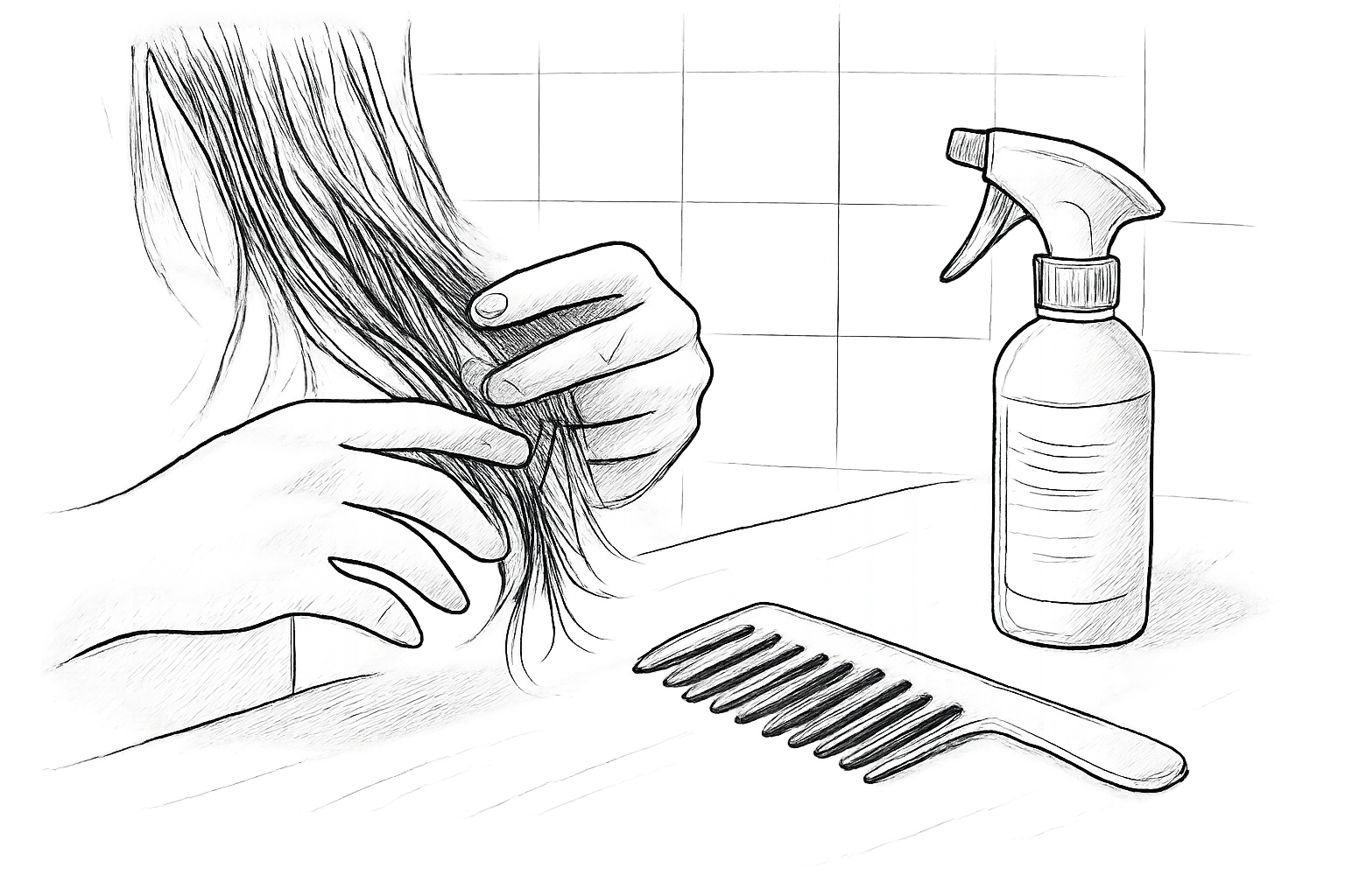 cheveux emmeles