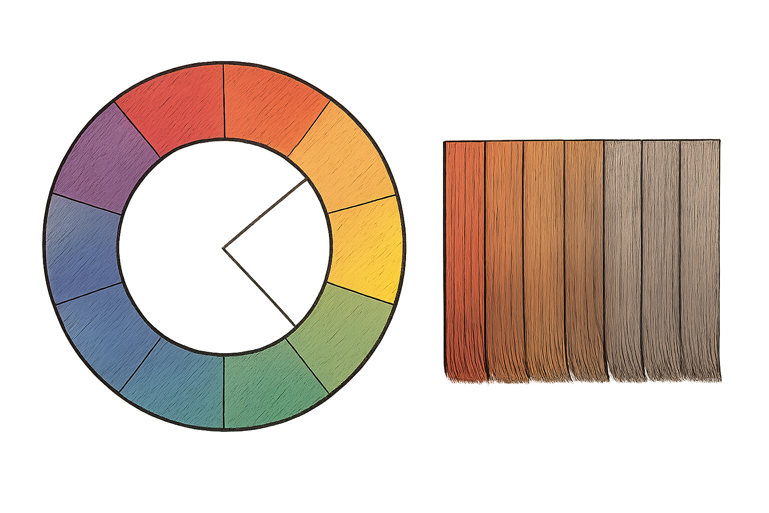 comment passer des cheveux rouge au marron