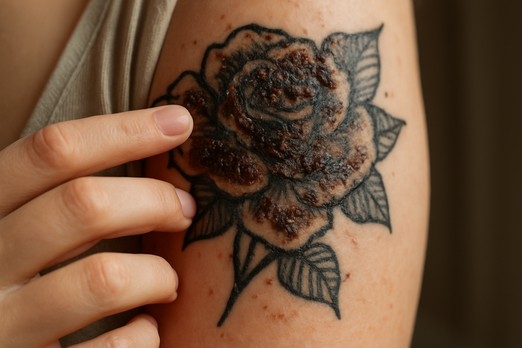 Croûtes de tatouage : pourquoi elles sont normales et comment les gérer
