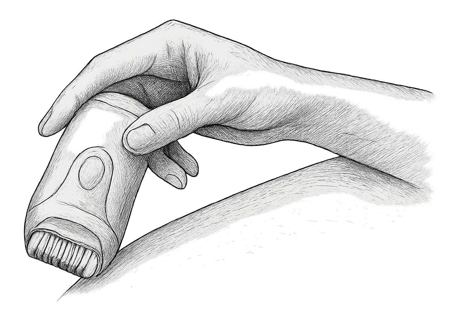 epilation poil court