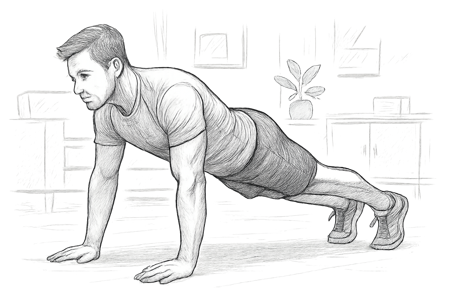 homme musclé mais pas trop