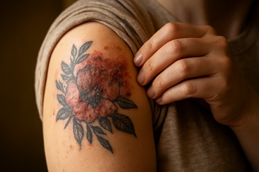 Mauvaise cicatrisation de tatouage : les signes qui doivent alerter