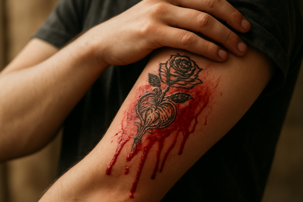 Tatouage qui bave : Comprendre le phénomène, les causes et les solutions